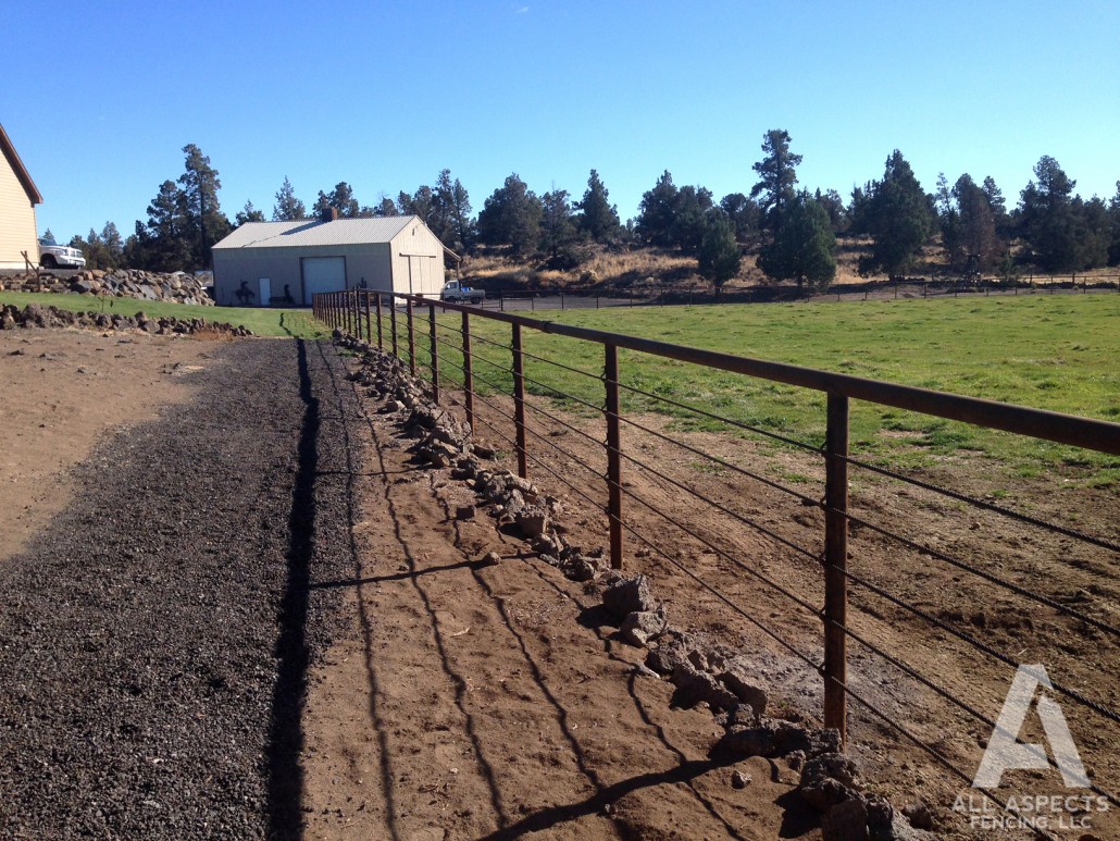 Pipe Fence installation and repair in Central Oregon