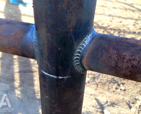 pipe fence weld
