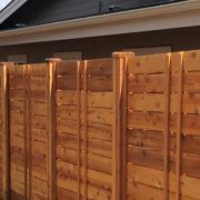 residential cedar fence by All Aspects Fencing