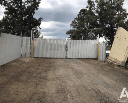 security fencing gate