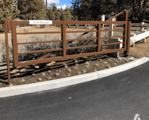 fence security gate
