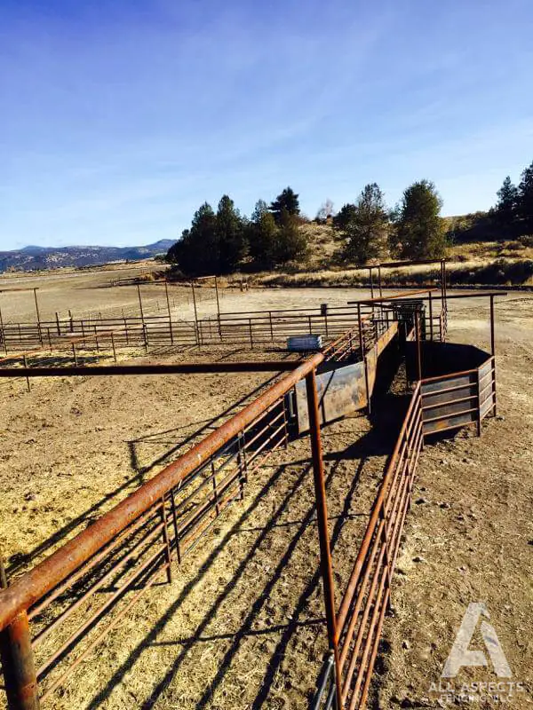 All Aspects Fencing Cattle Working facilities in Central Oregon