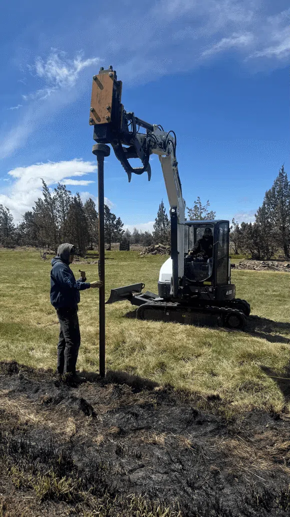 All Aspects Fencing Pounding Posts Oregon