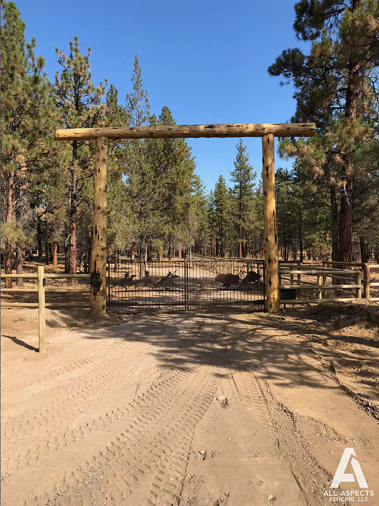 Timber Driveway Arch Bend Oregon