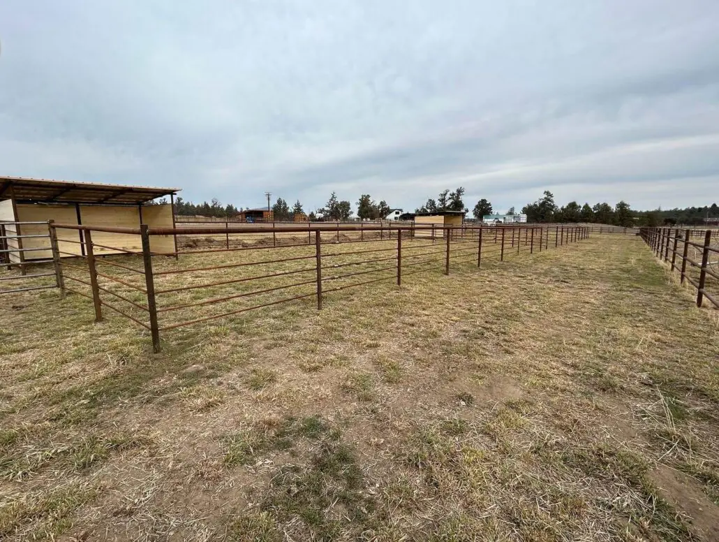 Five Rail Barn Fence Central Oregon