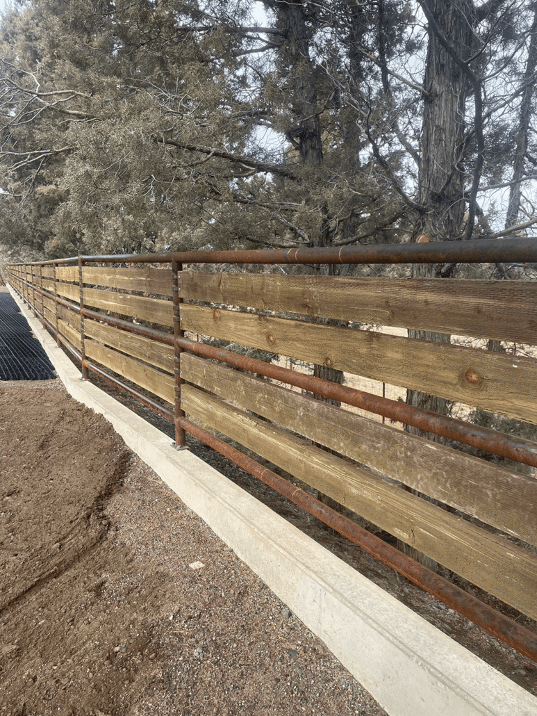 Pipe Fencing for Central Oregon Horse Pens