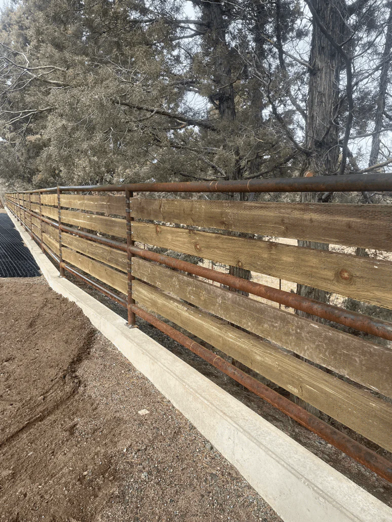 Pipe Fencing for Central Oregon Horse Pens