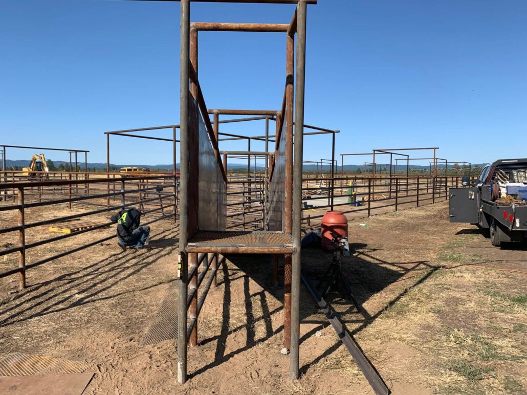 Livestock Feed Bunks Pipe in Central Oregon