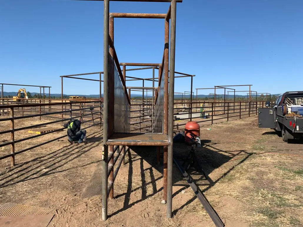 Livestock Feed Bunks Pipe in Central Oregon