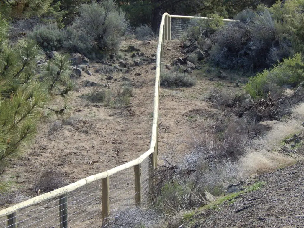 Pole and Wire Fencing Option in Central Oregon