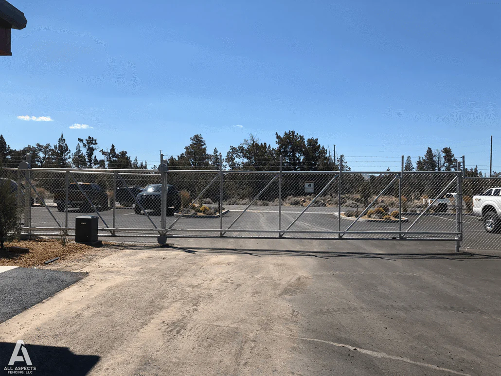 Security Gate by All Aspects Fencing Central Oregon
