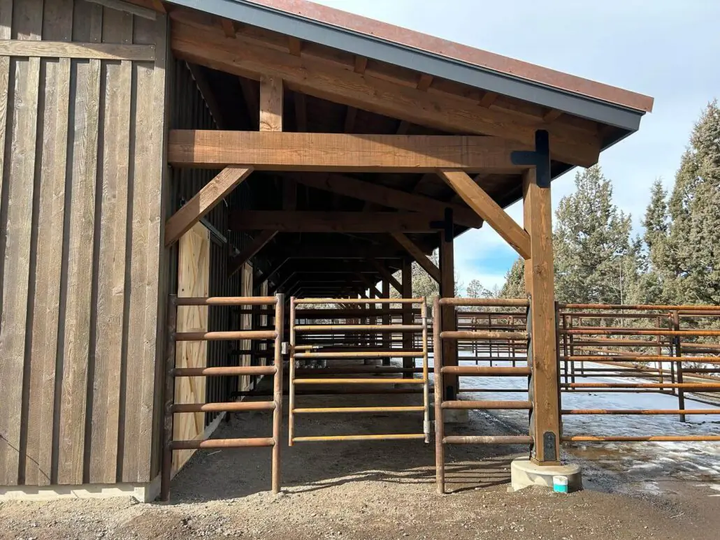 Welded Pipe Horse Pens Sisters Oregon